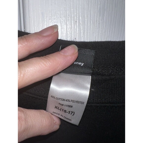 Disney Villains Characters Mood Sweatshirt Junior Womens XL Black Pullover - Picture 4 of 7